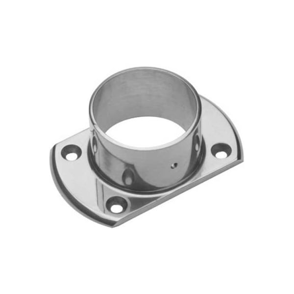 Lavi Industries Lavi Industries, Flange, Wall, Cut, for 2" Tubing, Polished Stainless Steel 40-531/2 - main